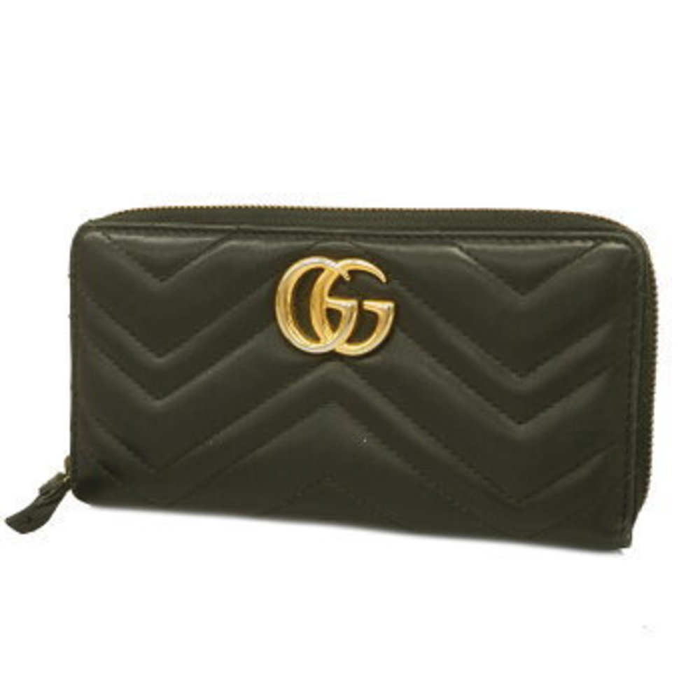 Gucci GG Marmont Leather Long Wallet